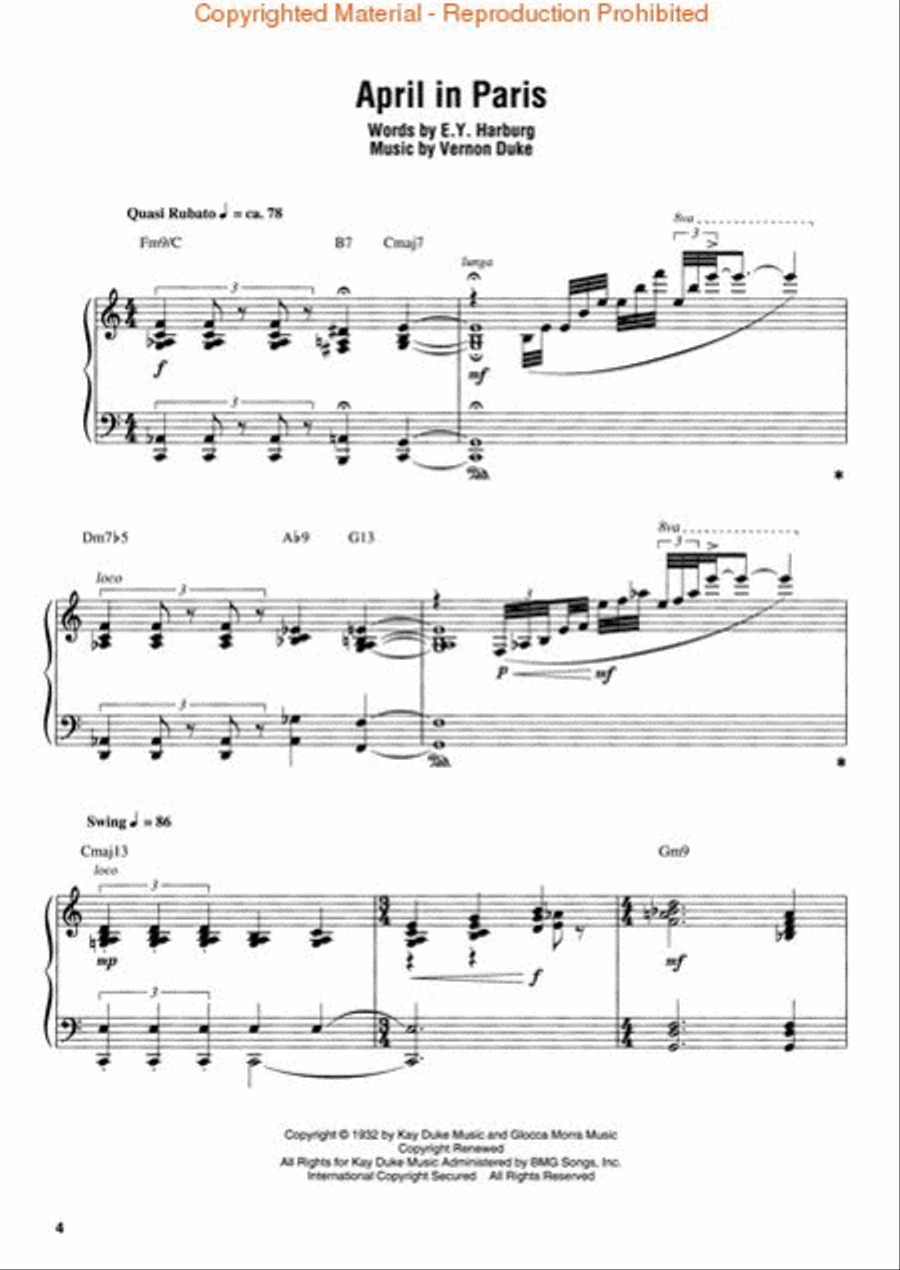Thelonious Monk Plays Standards - Volume 1 Piano scores gallery preview page 2