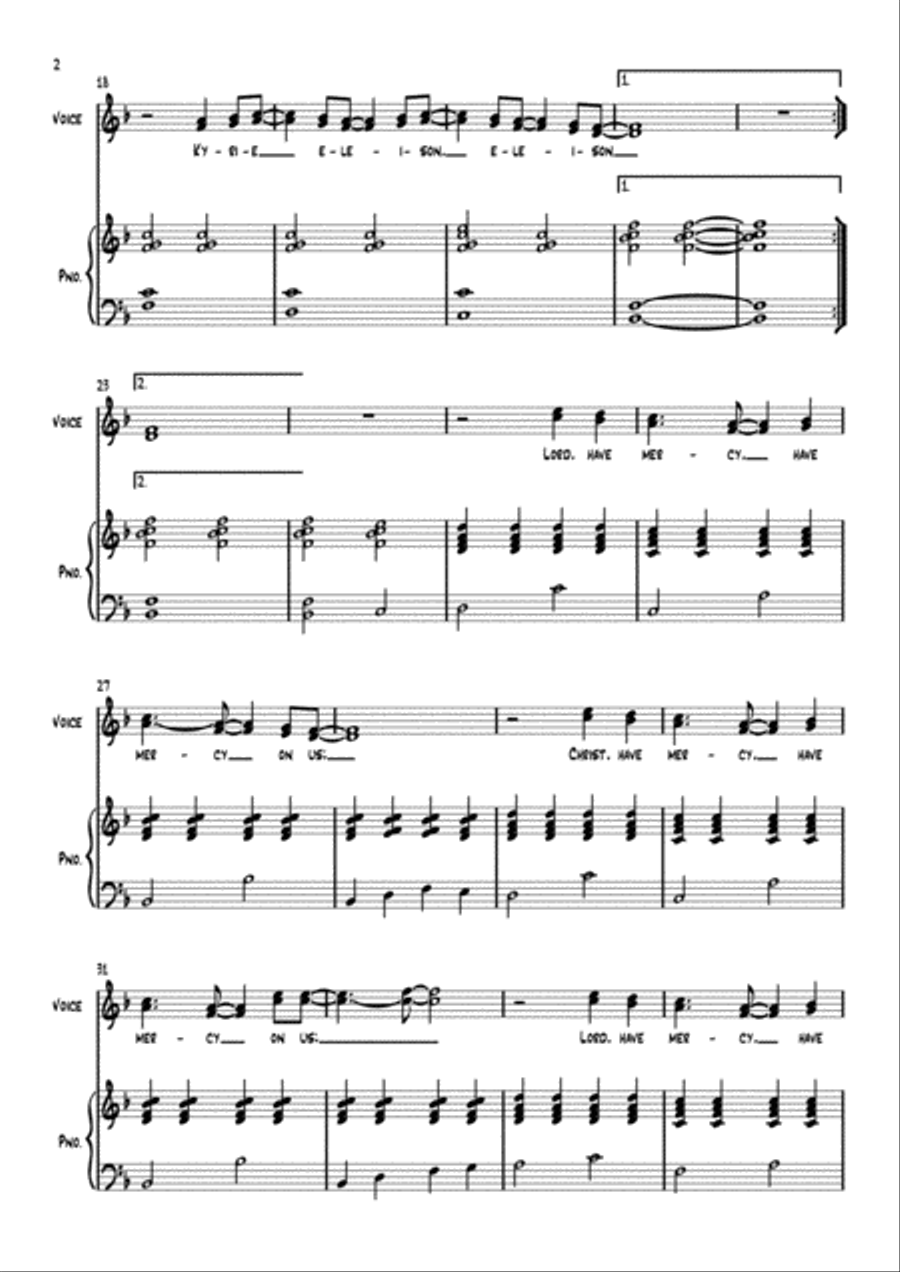 Kyrie Voice scores gallery preview page 2