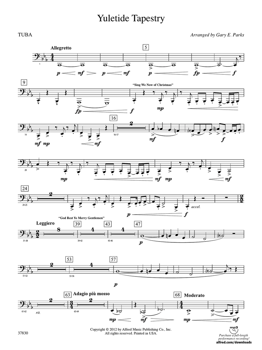 Yuletide Tapestry: Tuba