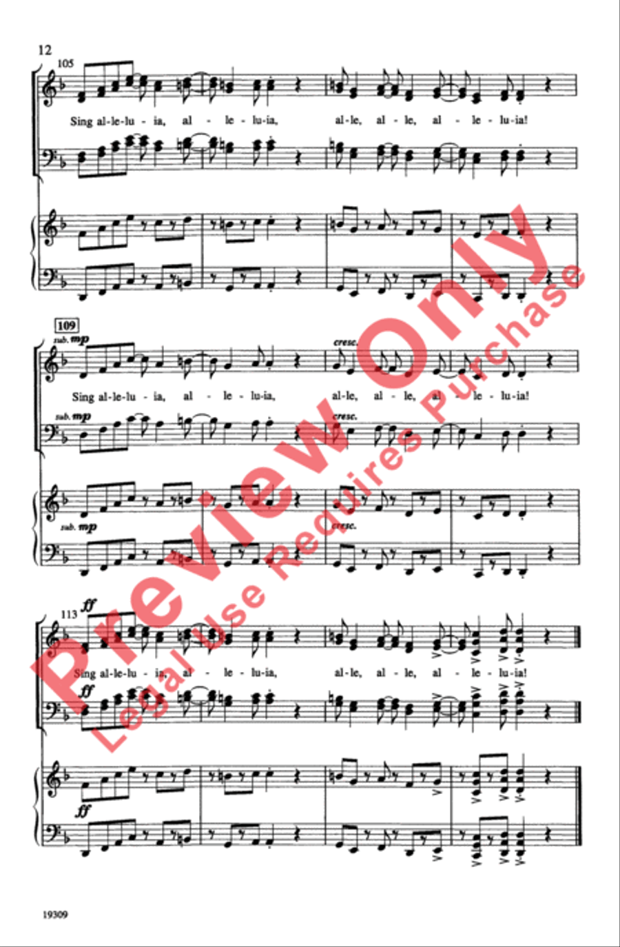 ¡Cantar! (Sing!) ¡Cantar! (Sing!) 4-Part scores gallery preview page 12