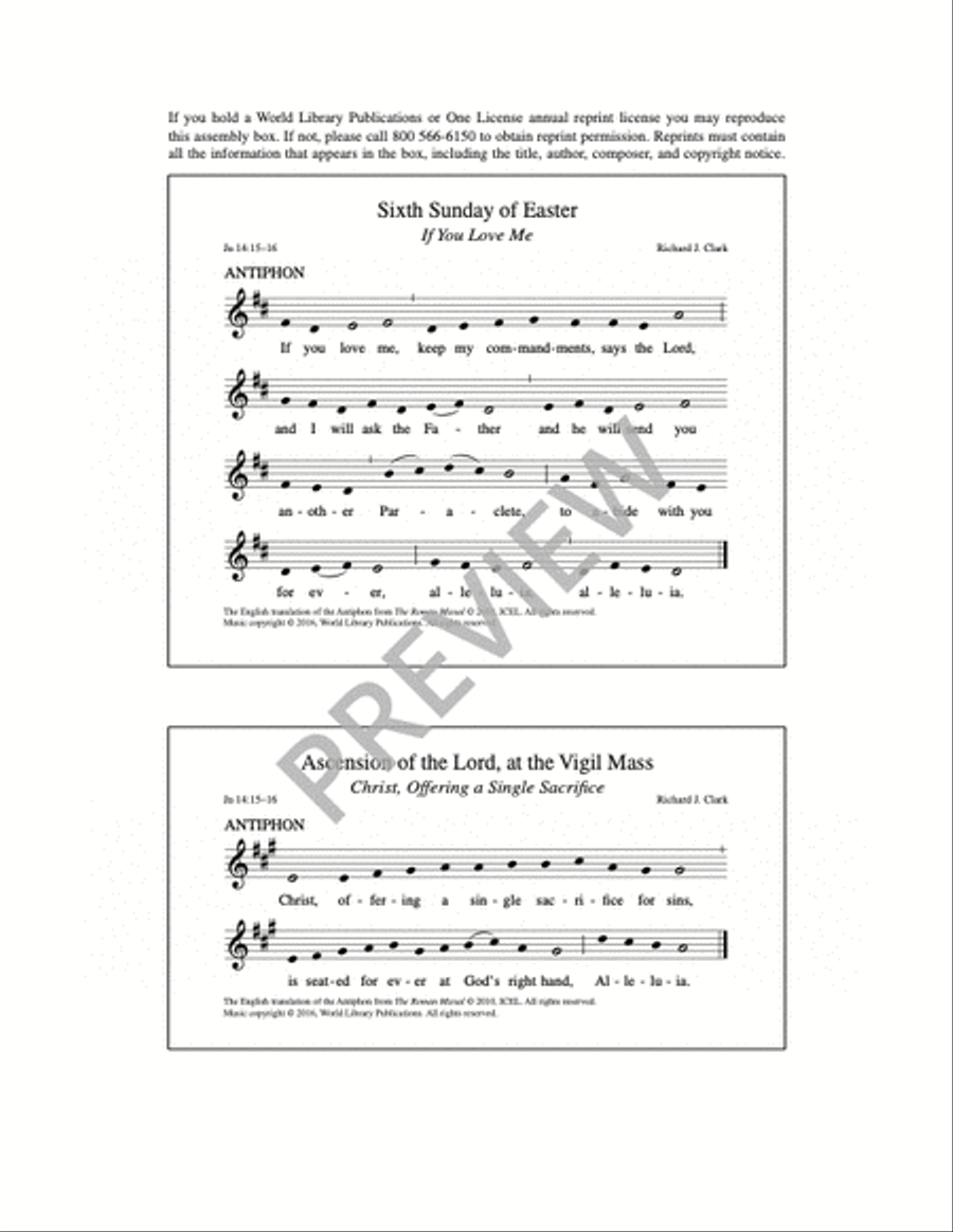 Communion Antiphons for Easter