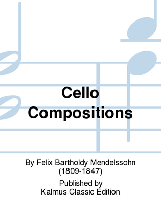 Book cover for Cello Compositions