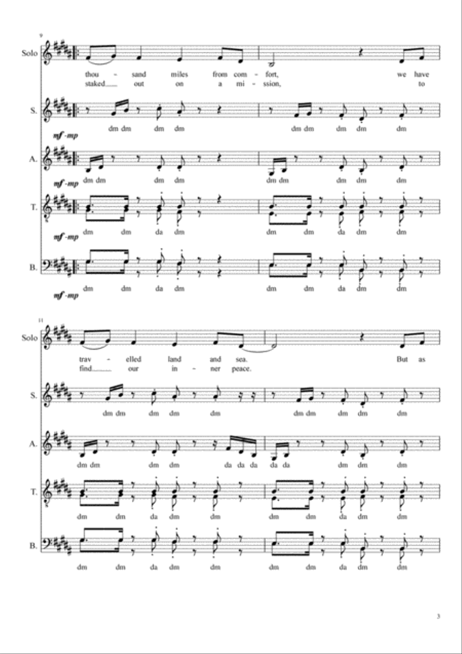 Rather Be 4-Part scores gallery preview page 3