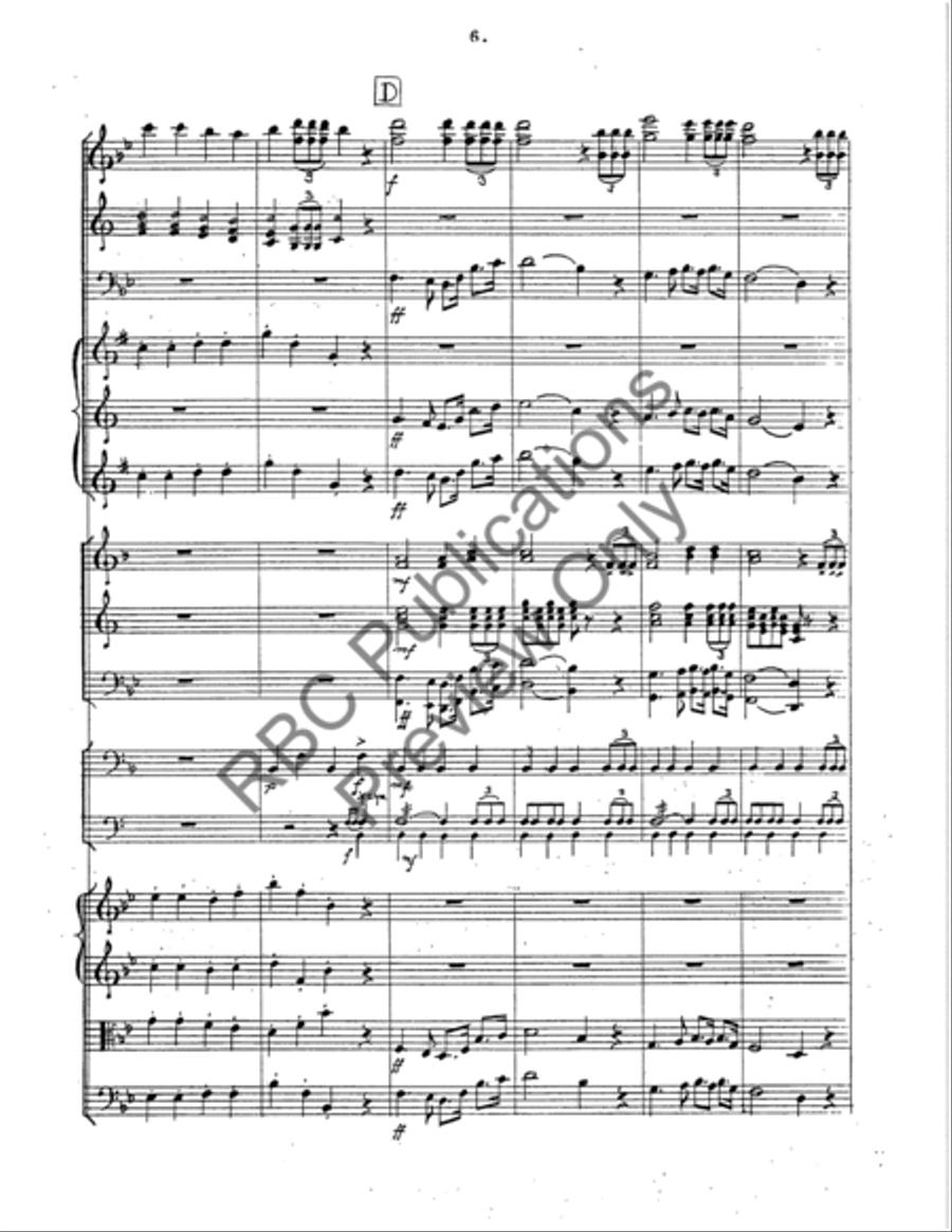 Battle Hymn Of The Republic Orch Full Orchestra scores gallery preview page 8