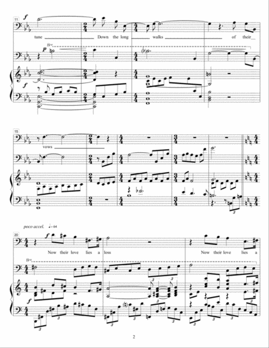On a Wedding Anniversary Small Ensemble scores gallery preview page 2