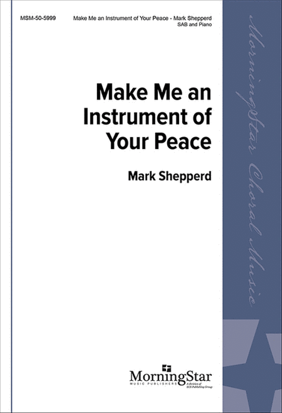 Make Me an Instrument of Your Peace 3-Part scores gallery preview page 1