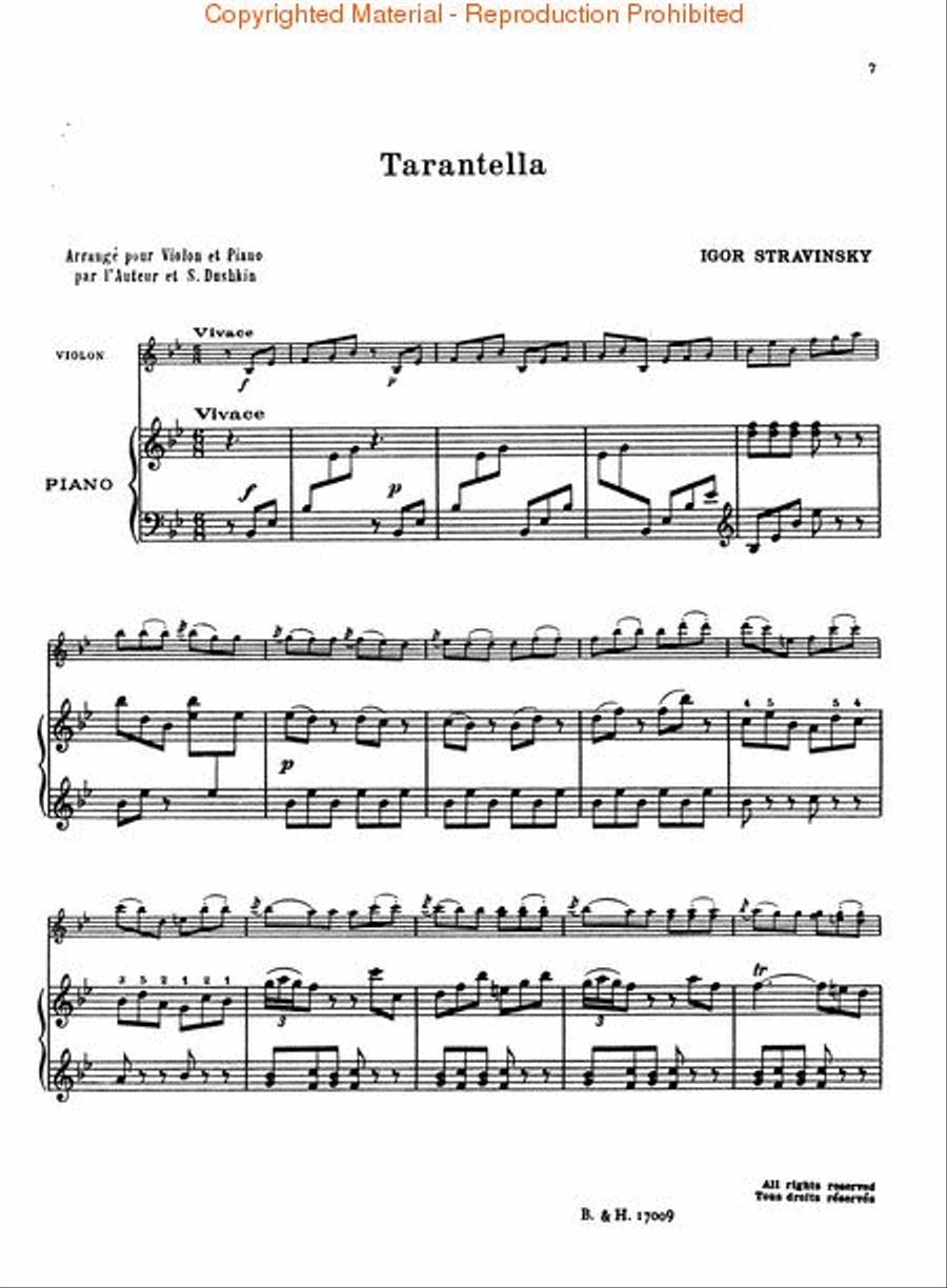 Suite Italienne Violin Solo scores gallery preview page 3
