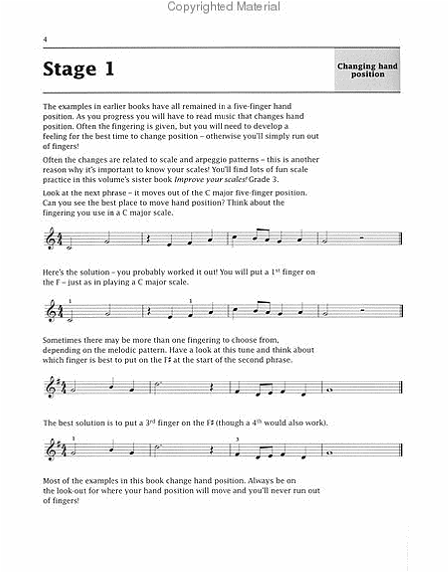 Improve Your Sight-reading! Piano, Level 3 Piano Method scores gallery preview page 2