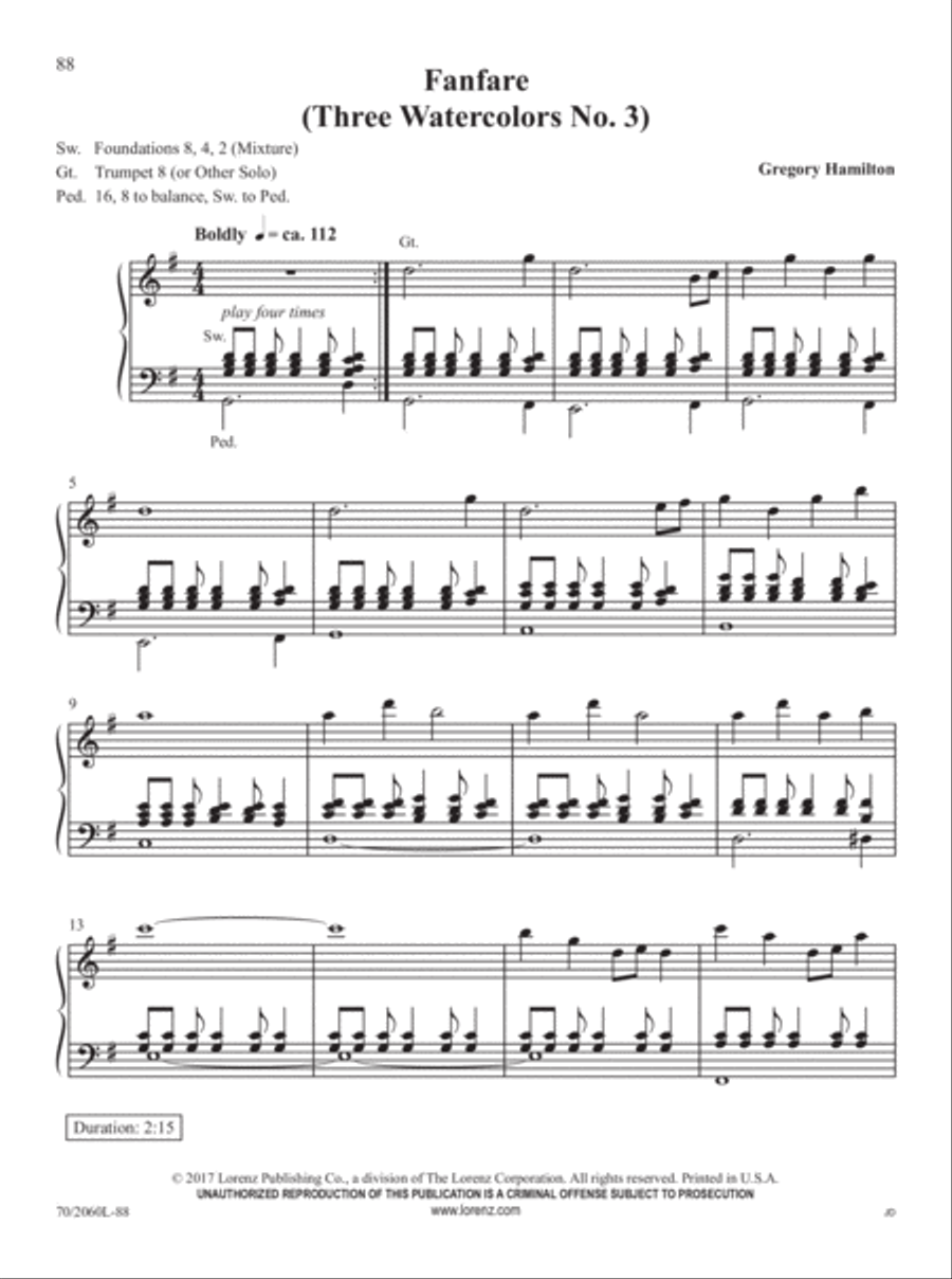 Easy Organ Library, Vol. 62 Organ Solo scores gallery preview page 51