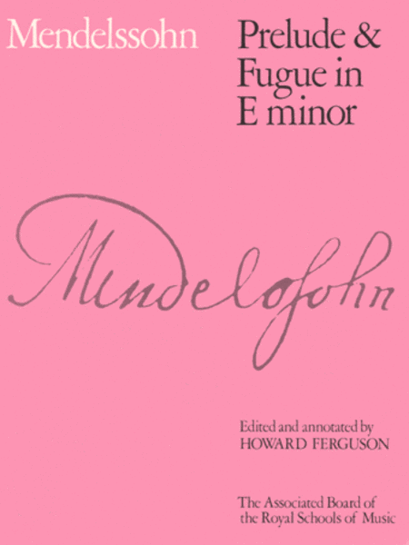 Prelude & Fugue in E minor