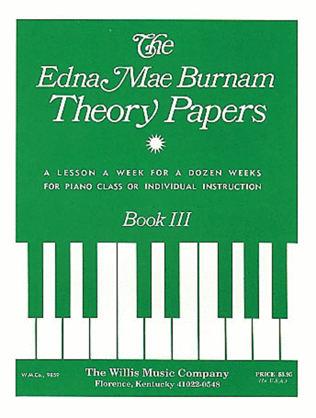 Theory Papers Book 3