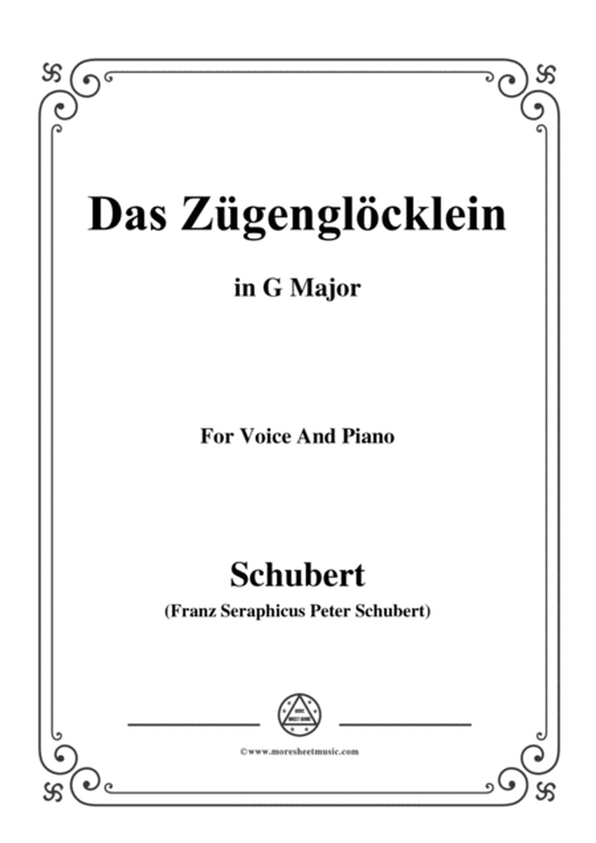 Schubert-Das Zügenglöcklein,Op.80 No.2,in G Major,for Voice&Piano image number null
