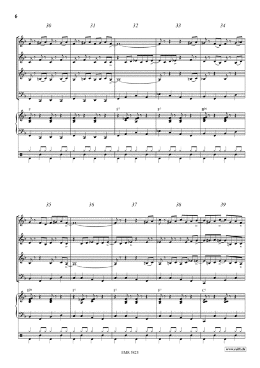 St. Louis Blues Concert Band scores gallery preview page 6