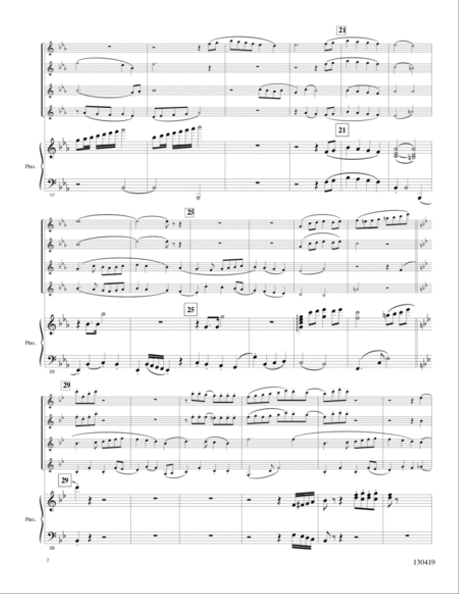 Since I Have Been Redeemed Woodwind Quartet scores gallery preview page 3