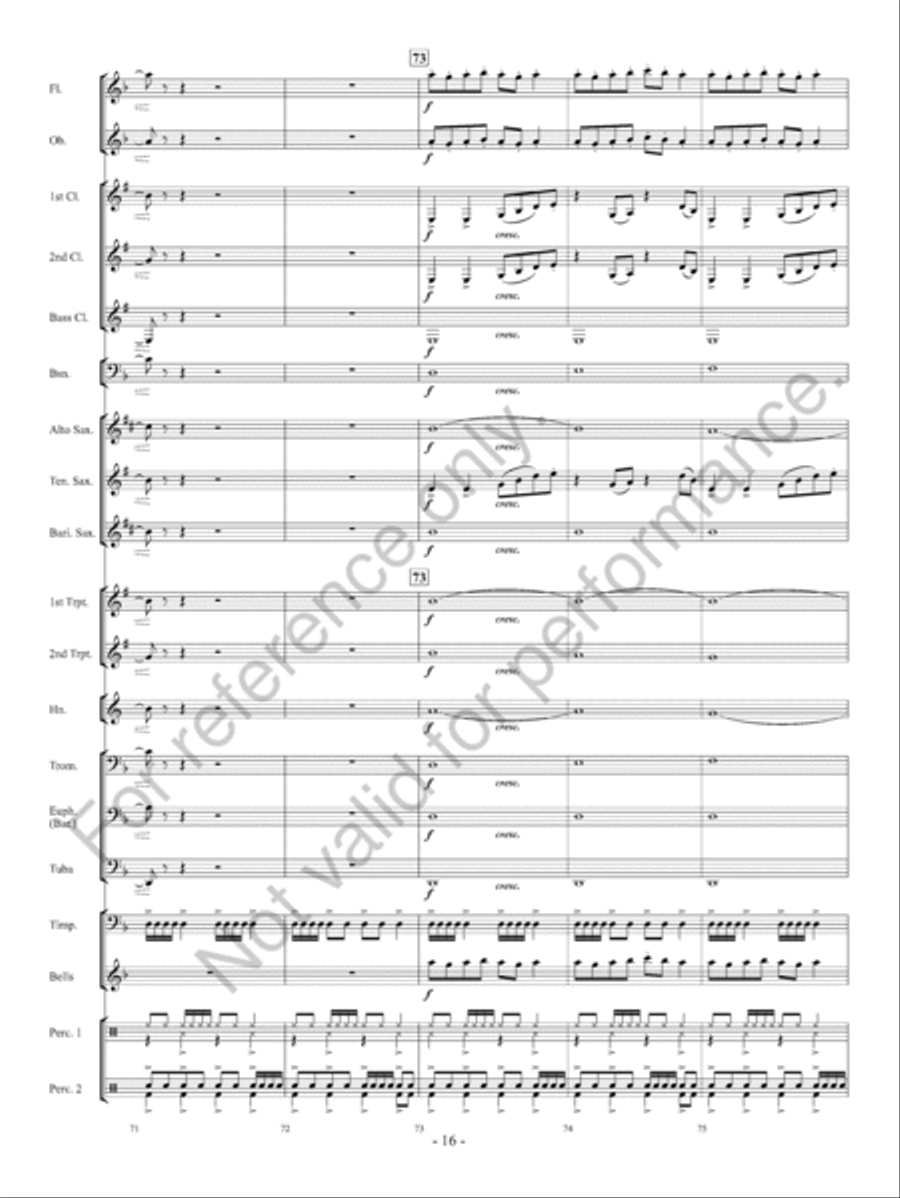 Factory Riffs Concert Band scores gallery preview page 17