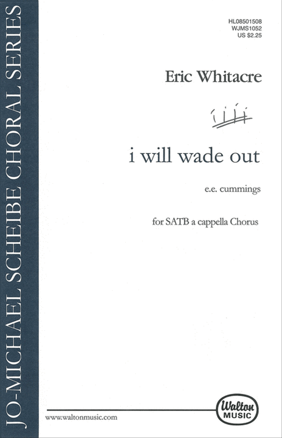 Book cover for i will wade out