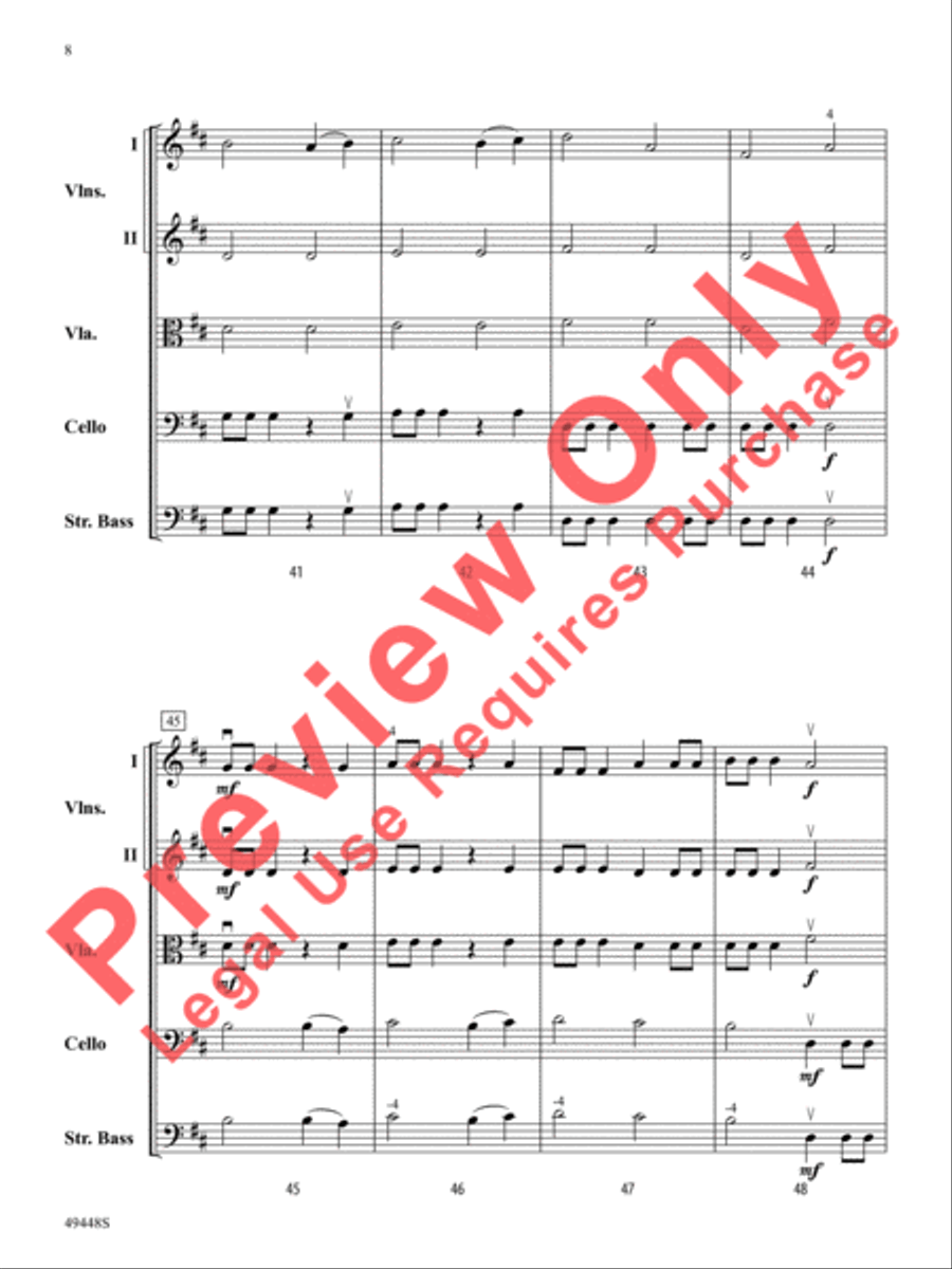 Exhilaration Exhilaration String Orchestra scores gallery preview page 9