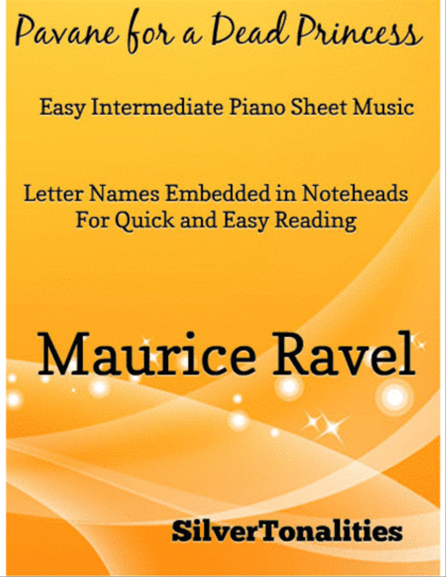 Pavane for a Dead Princess Easy Intermediate Piano Sheet Music Easy Piano scores gallery preview page 1
