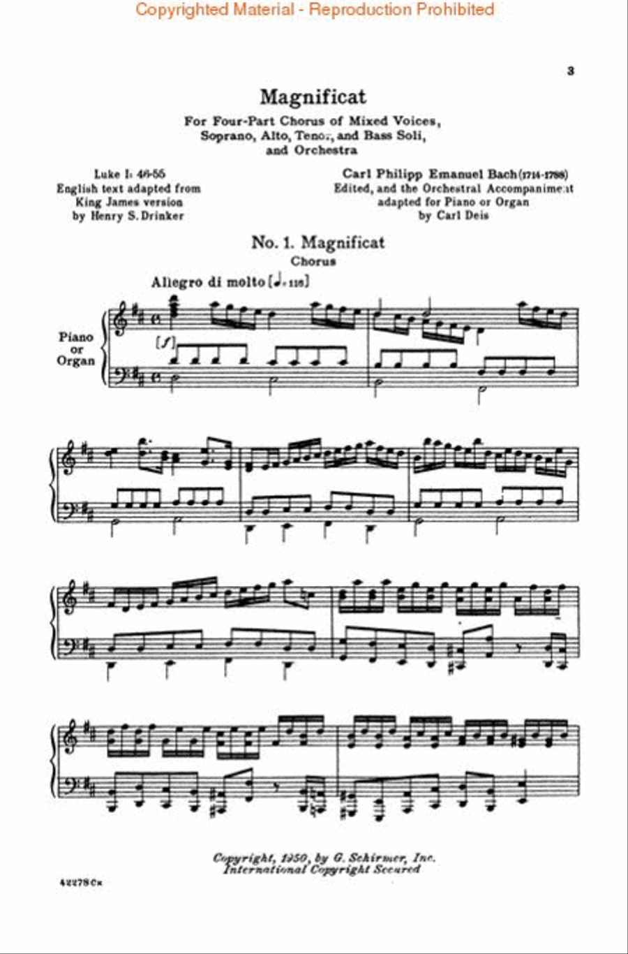 Magnificat 4-Part scores gallery preview page 2