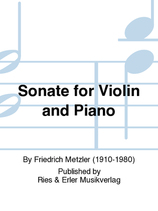 Sonate for Violin and Piano