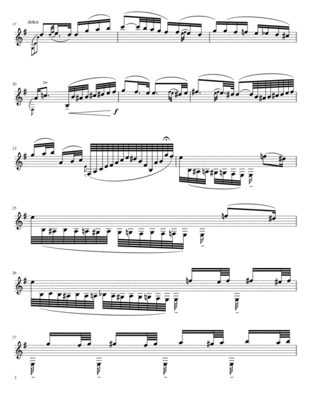 CAPRICCIO for Clarinet Solo