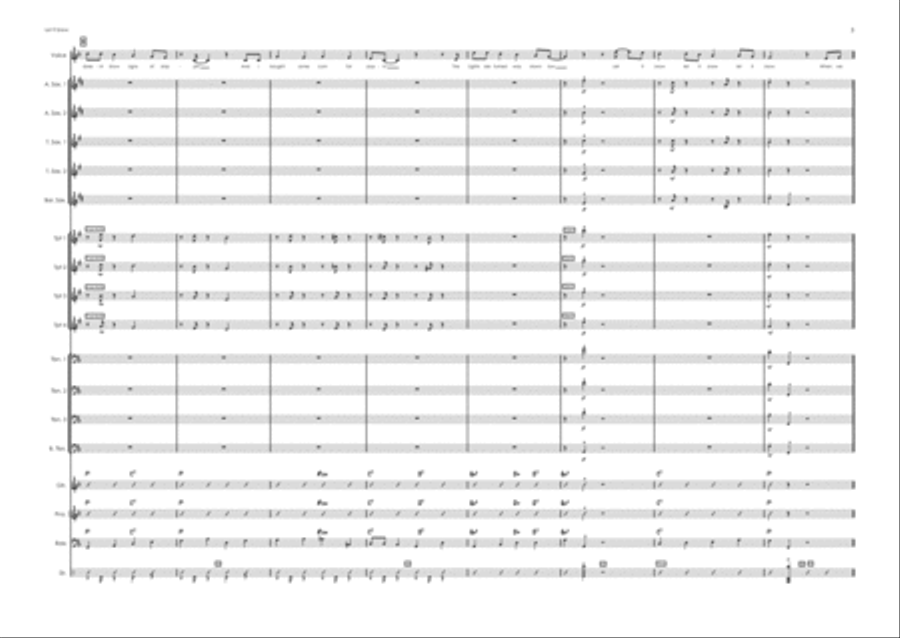 Let It Snow! Let It Snow! Let It Snow! Jazz Ensemble scores gallery preview page 3
