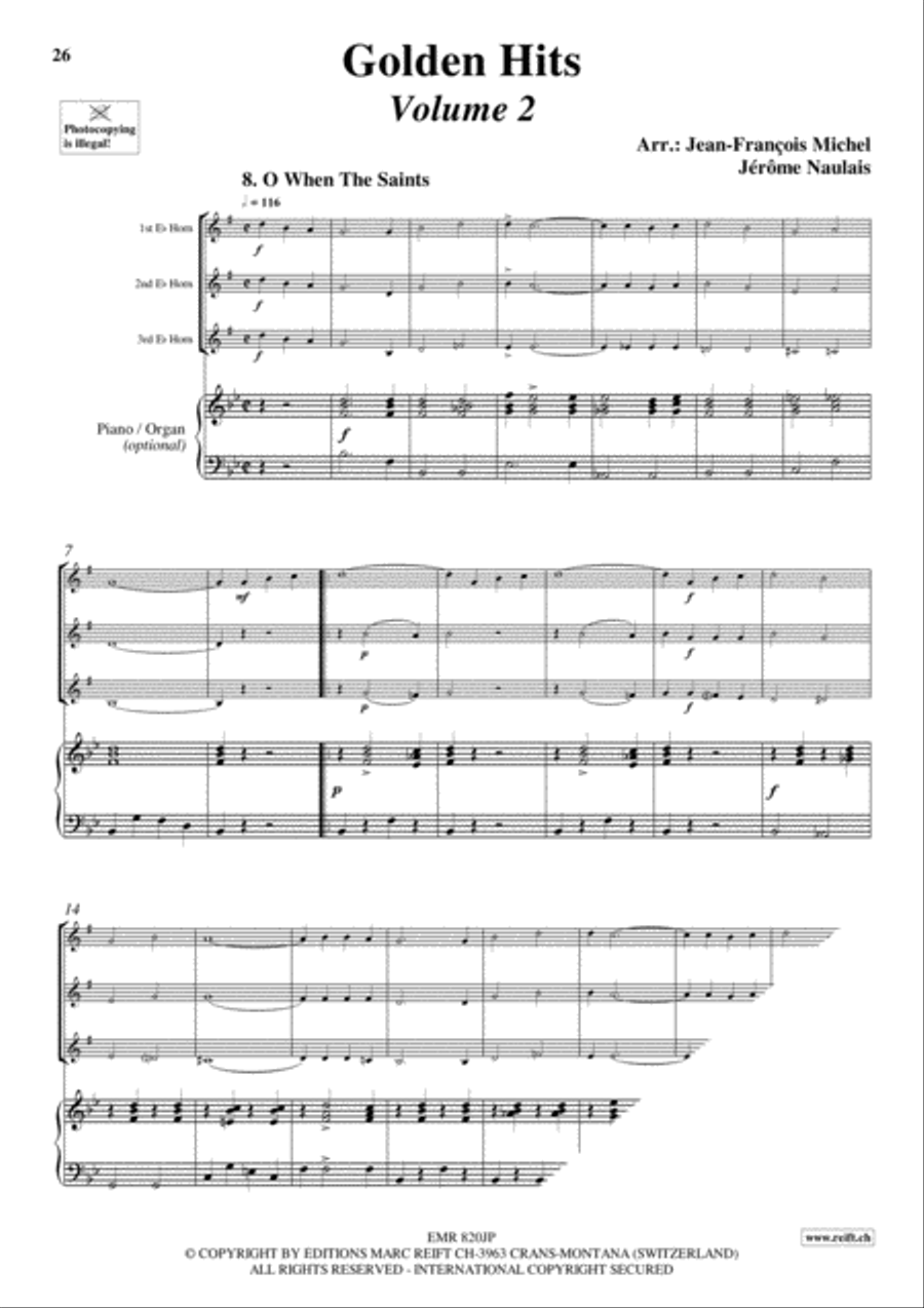Golden Hits Horn scores gallery preview page 10