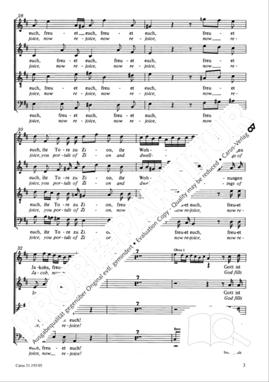 You portals of Zion (Ihr Tore zu Zion) SA scores gallery preview page 4