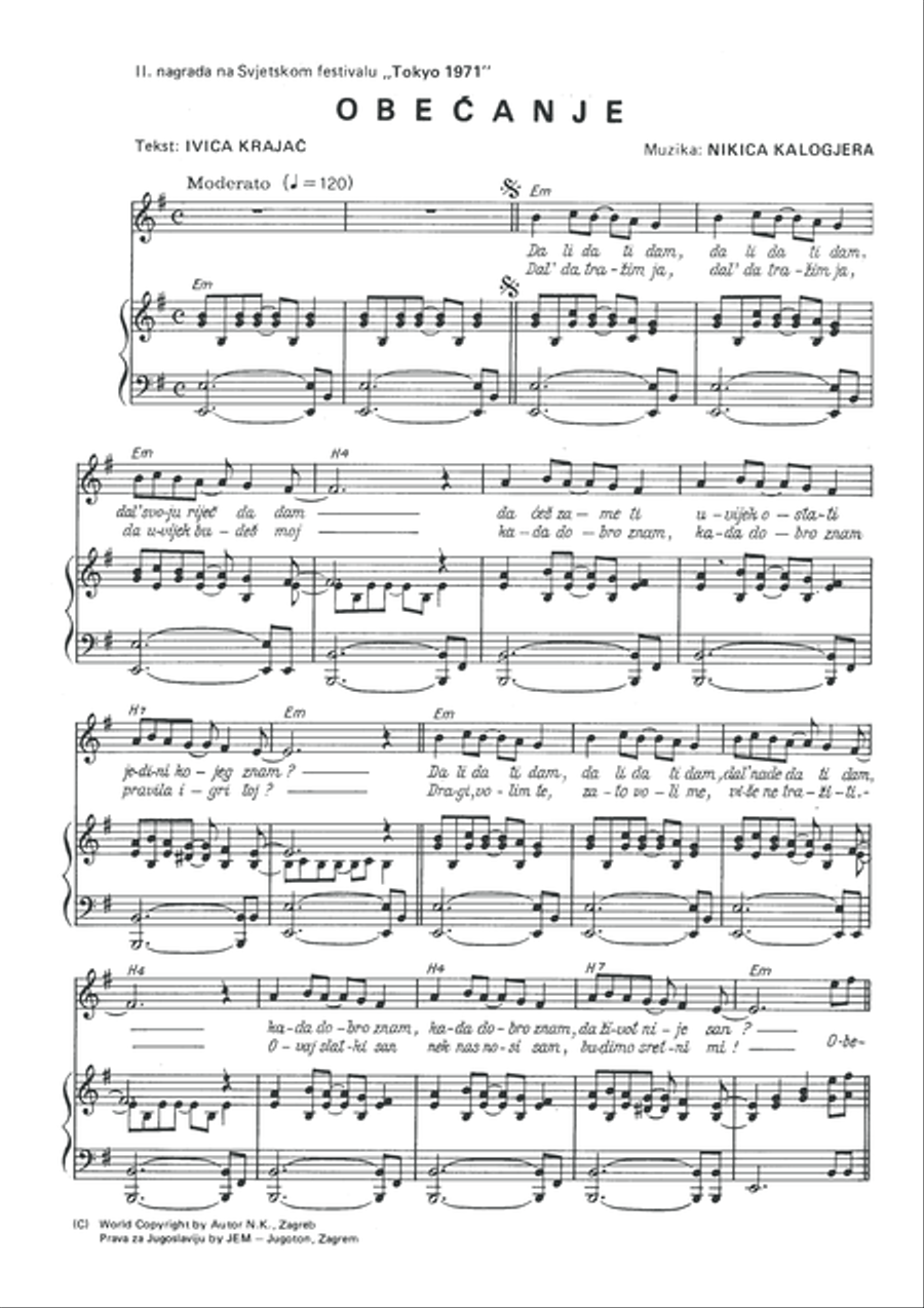 Obecanje Obecanje Voice scores gallery preview page 3