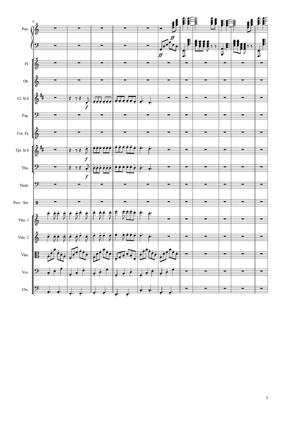 Hallelujah - Score Only Hallelujah - Score Only Full Orchestra scores gallery preview page 6