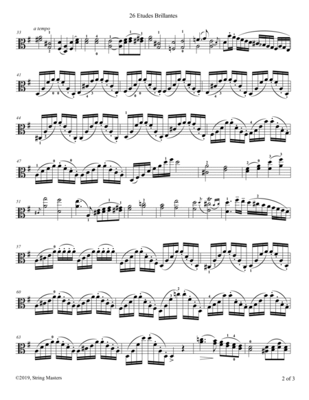 Mazas, Etudes for Viola Op 36, Book 2, No.37
