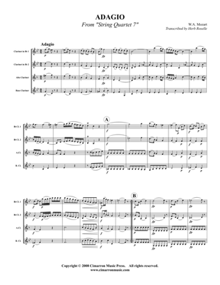 Adagio from String Quartet 7