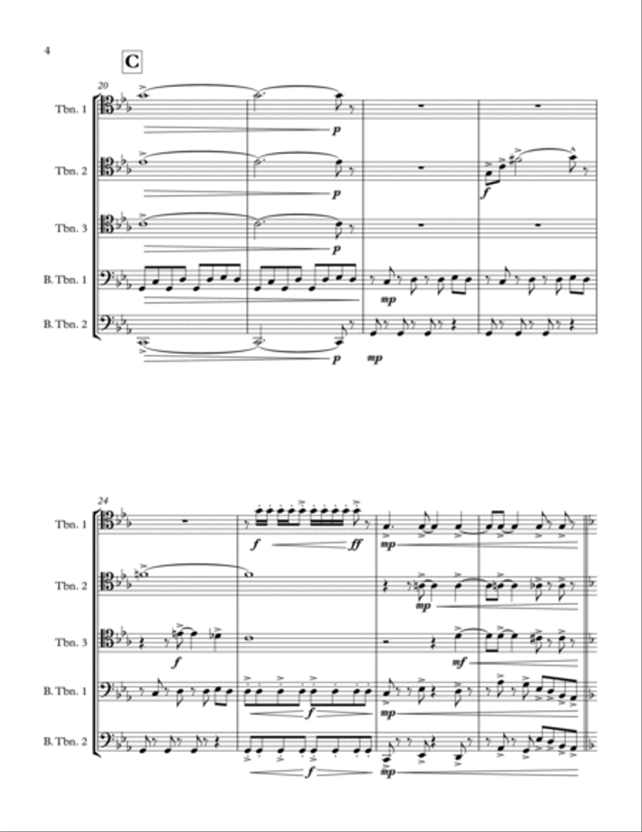Misterioso Misterioso Trombone Solo scores gallery preview page 4