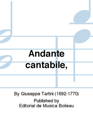 Book cover for Andante cantabile,