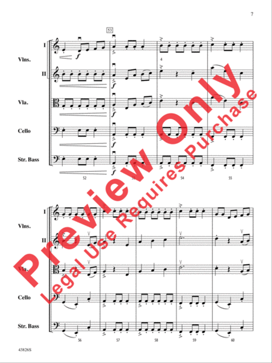Iroquois Journey String Orchestra scores gallery preview page 8