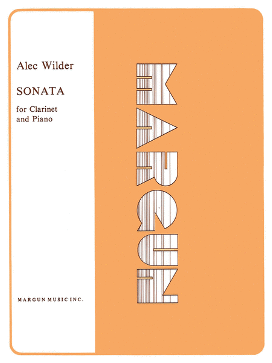 Sonata for Clarinet and Piano Clarinet Solo scores gallery preview page 1
