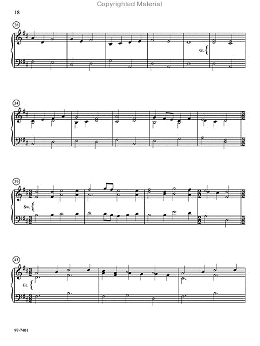 This Wondrous Mystery: Ten Preludes on Communion Hymns for Manuals Organ scores gallery preview page 16