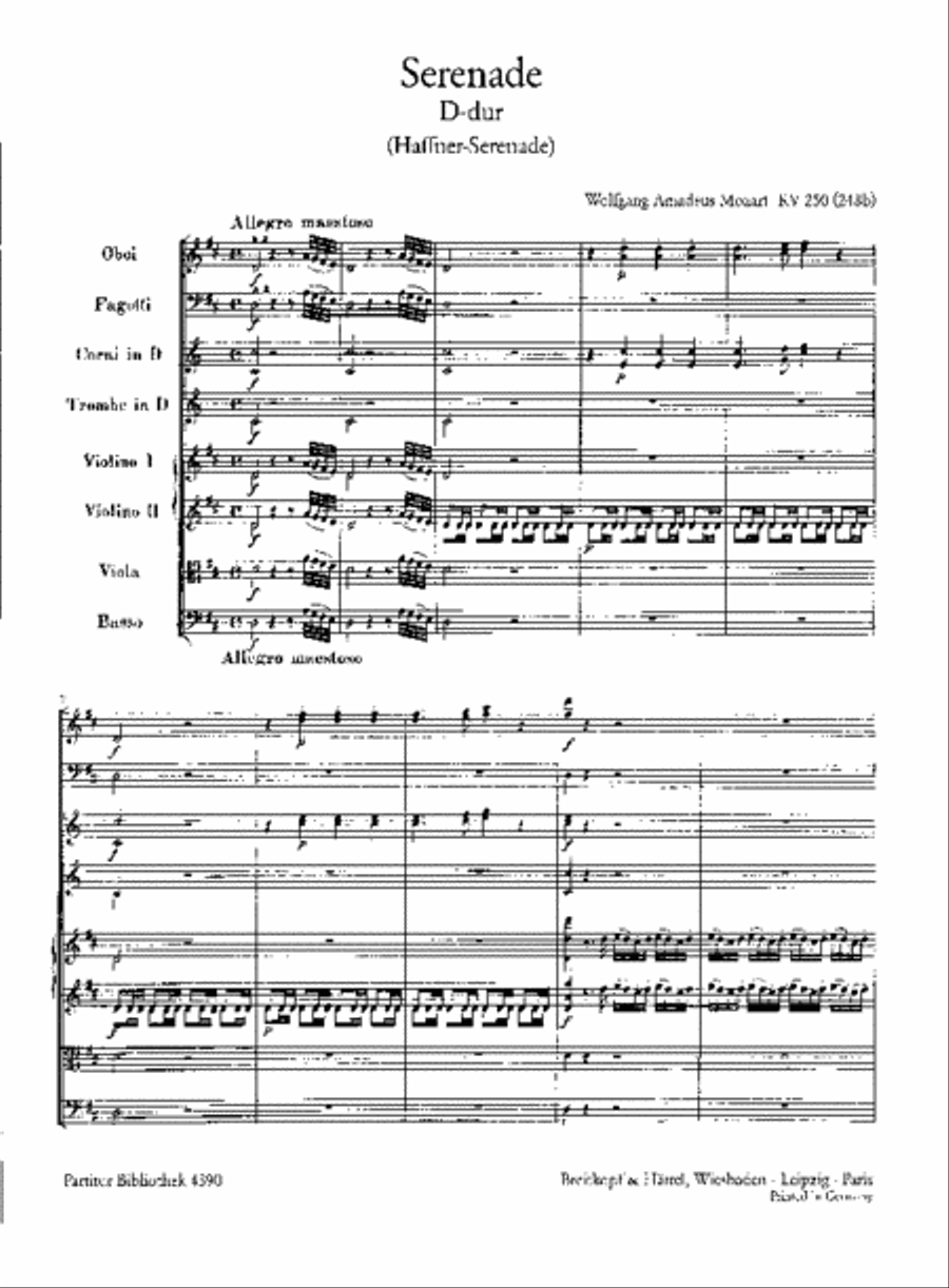 Serenade in D major K. 250 (248b)