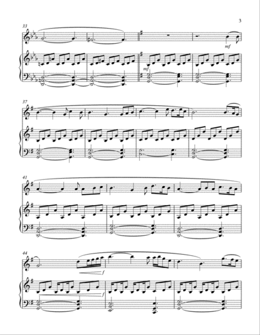 Jesus, Lover of My Soul - Oboe Solo Piano scores gallery preview page 3