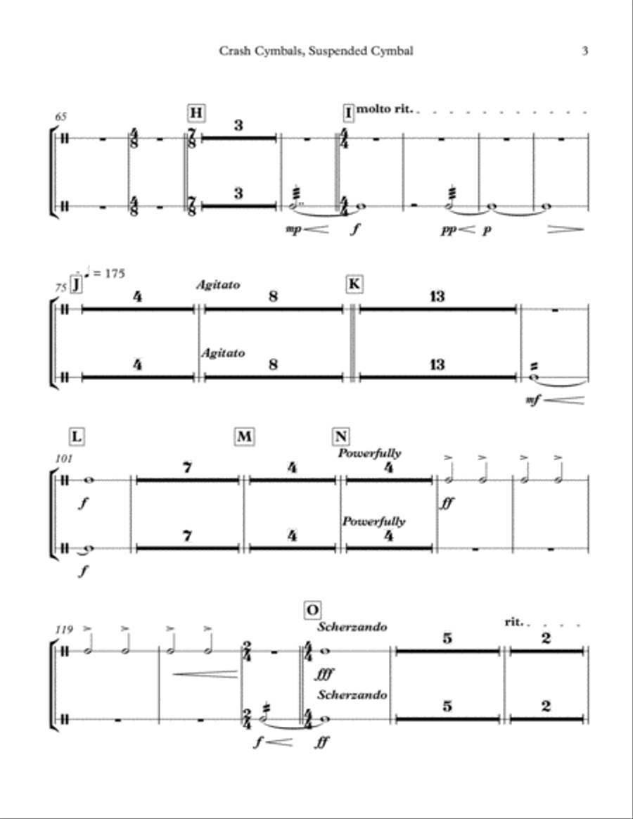 Whisked Away Whisked Away Percussion Ensemble scores gallery preview page 3