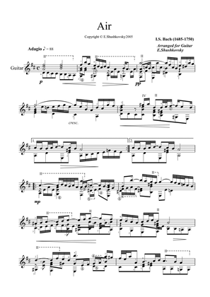 Aria (Suite No. 3 in D Major)