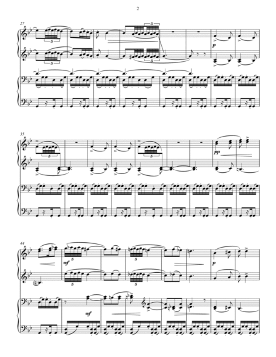 Arabian Dance from The Nutcracker Piano scores gallery preview page 2