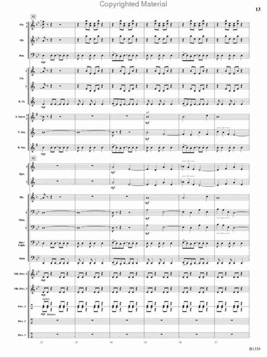 The Impossible Machine Concert Band scores gallery preview page 12