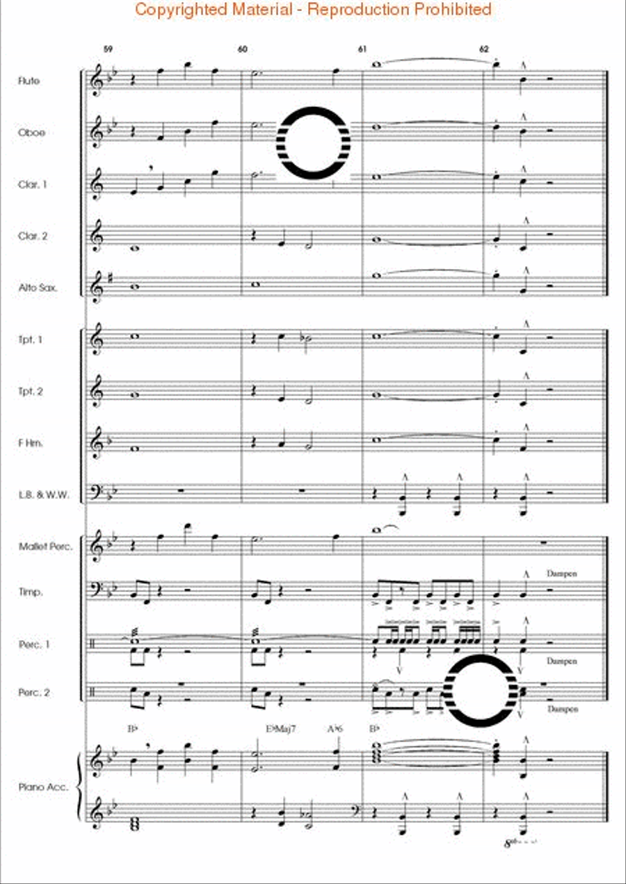 Agon Concert Band scores gallery preview page 17