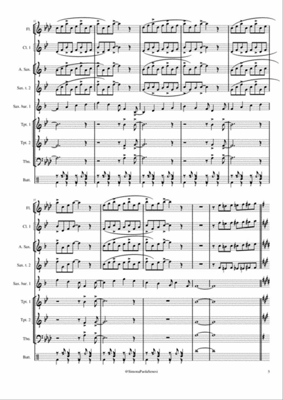 In The Mood Large Ensemble scores gallery preview page 5