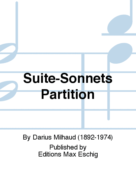 Suite-Sonnets Partition