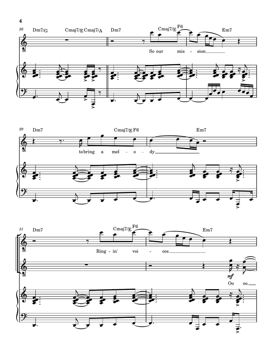 Devotion Piano, Vocal, Guitar scores gallery preview page 5