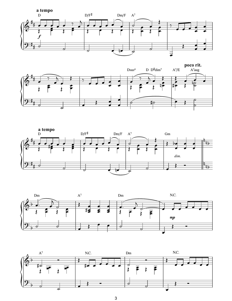 Guaglione Piano Solo scores gallery preview page 3