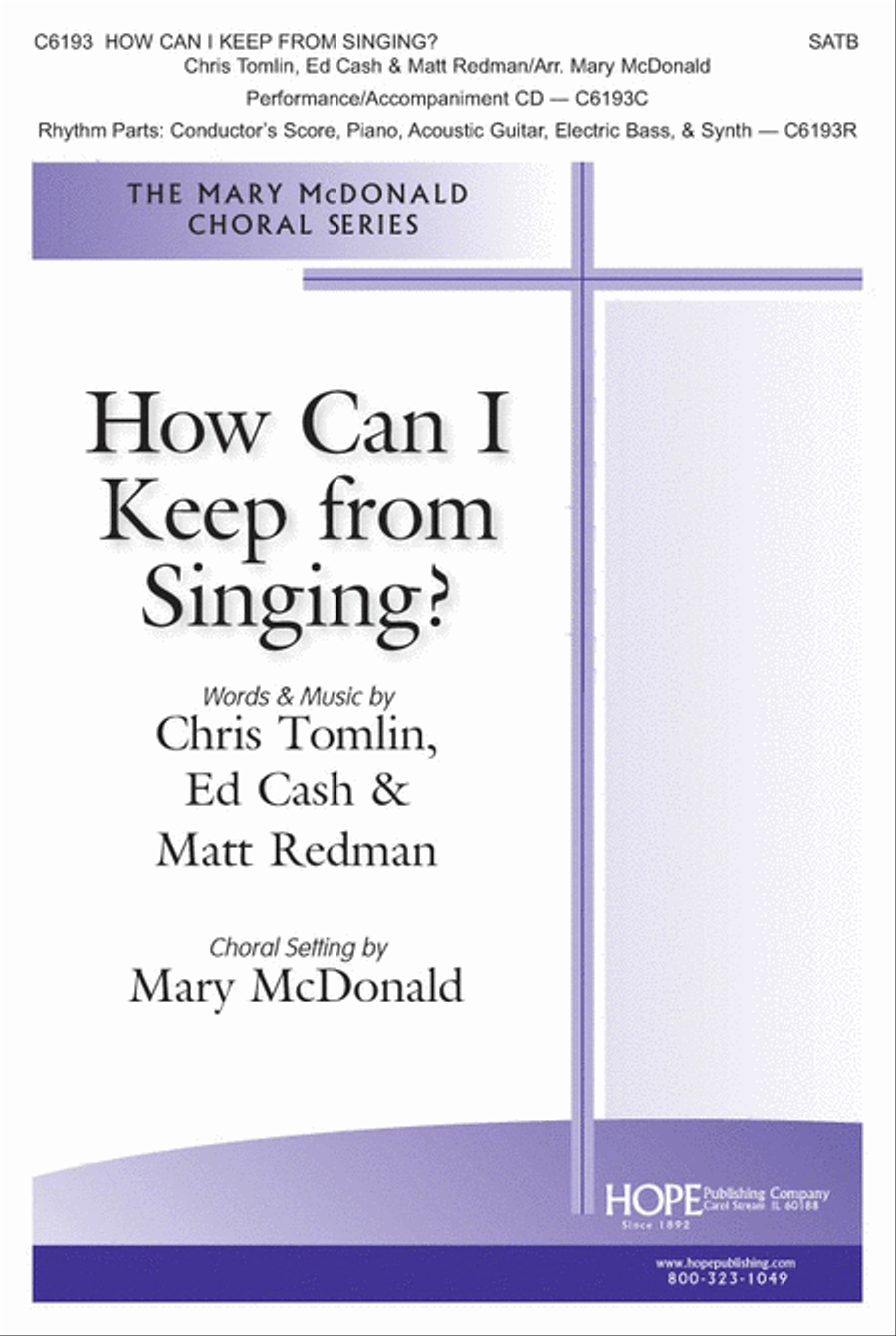How Can I Keep From Singing? Choir scores gallery preview page 1