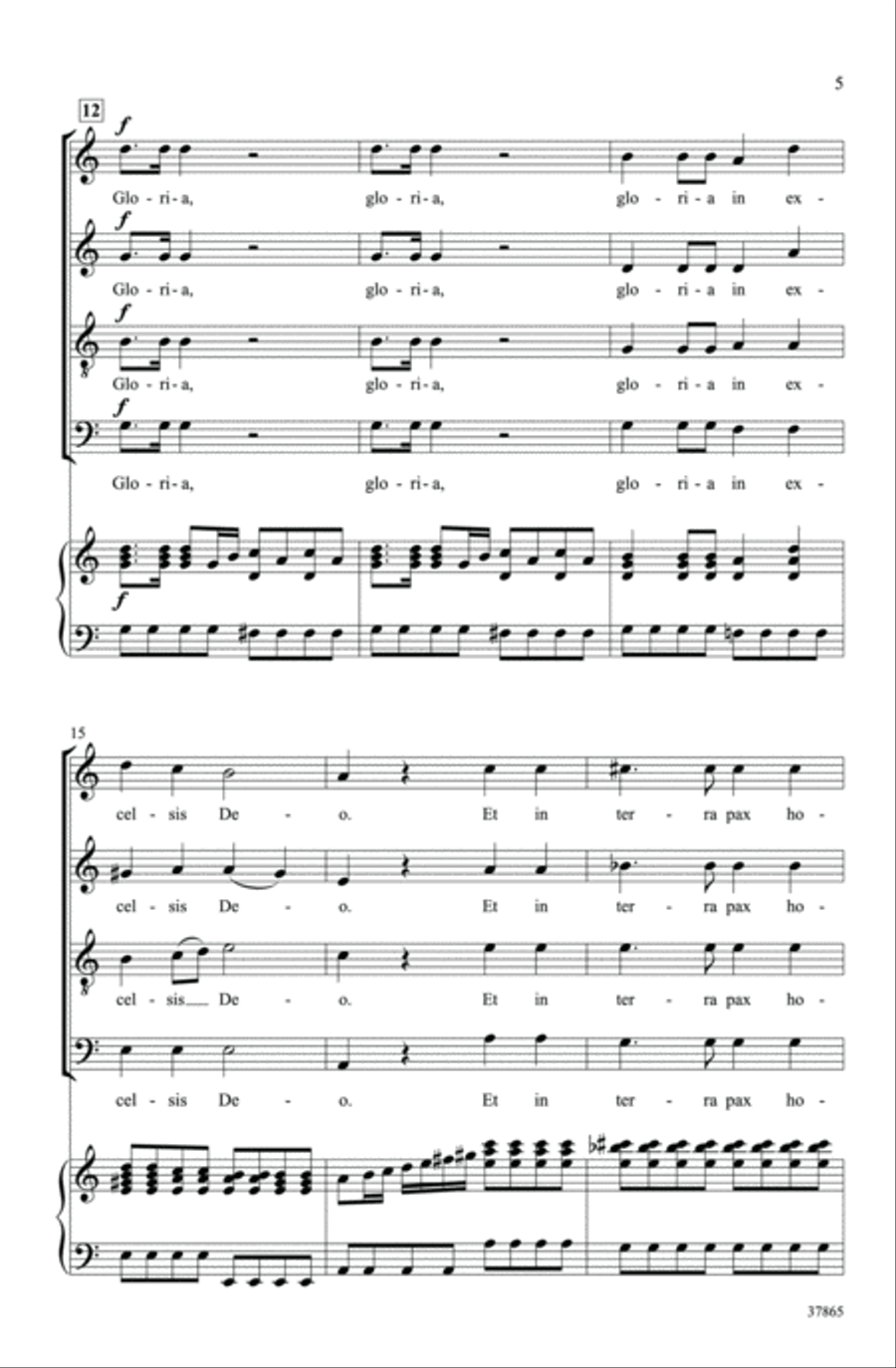 Gloria (from Missa Solemnis, K. 139)